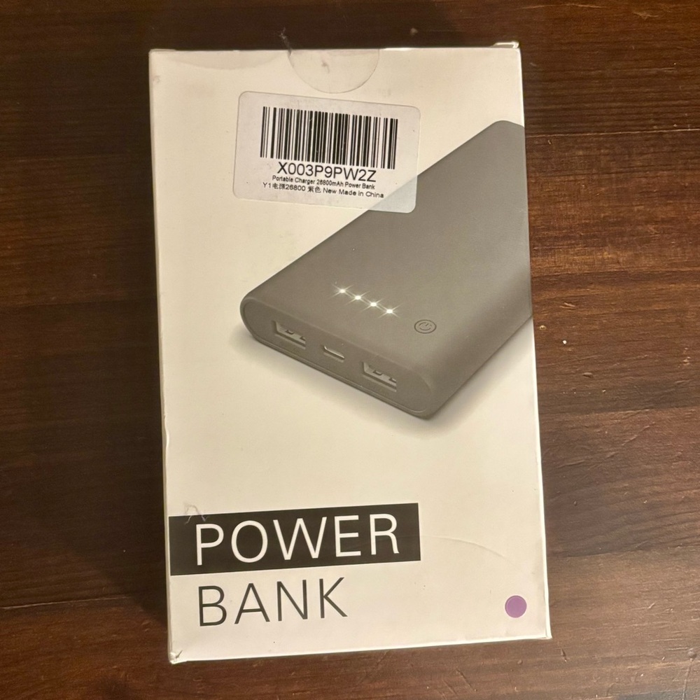 Portable Power Bank - Silver